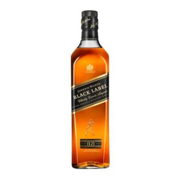 Whisky Johnnie Walker Black Label escocés 12-años 750 ml